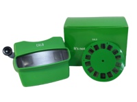 Bioscope 3D, projecteur 3D avec roue en PVC, jouet projecteur pour enfants