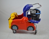 Chariot de panda de dessin animé haut de gamme pour enfants chariot de gros mignon et intéressant