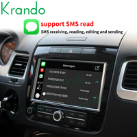 Module Android Auto sans fil Krando, mise à niveau, Apple CarPlay, boîte pour Volkswagen Touareg, interface caméra de recul, lien miroir