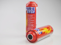 Échantillon gratuit 1000ml Fire-Stop aérosol fer blanc peut offset imprimé pour sprays et emballage avec joint de bouchon à vis
