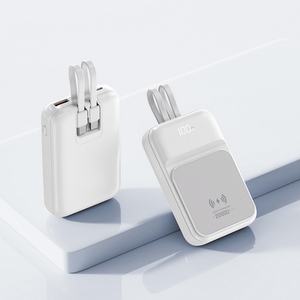 Nuevo Producto de Moda, Banco de Energía de 20000 mAh con Cable Integrado, Banco de Energía Inalámbrico Magnético de Alta Calidad de 10 W para Dispositivos Móviles - Product Image 4