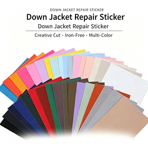 En stock, 34 couleurs, patchs en tissu autocollants 20*10cm, autocollants de réparation imperméables <span class=keywords><strong>pour</strong></span> <span class=keywords><strong>doudoune</strong></span>, tente, parapluie - Product Image 1