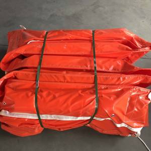 Shoreline ve Dock koruması için özelleştirilebilir turuncu PVC petrol sızıntısı çevreleme bomu deniz kirliliği bariyeri, ağır hizmet - Product Image 2