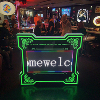 App-Control Scroll Message Marquee Board Bienvenido VIP Neon Sign LED Digital Display Rack-Baller Alert Game Display Thanksgiving