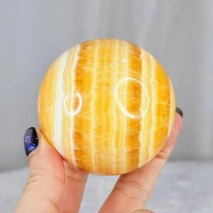 Esfera de Calcita Amarillo Miel de 6-6.5cm, Cristal Curativo Real, Artesanía de Cristal, Regalo - Product Image 6