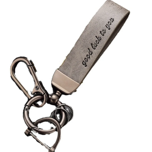 Sáng tạo Đa Năng Móc Chìa Khóa Ô Tô Da PU Thời Trang Nam Nữ Quà Tặng Móc Khóa Phụ Kiện Ô Tô - Product Image 5