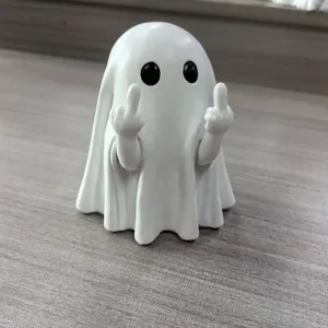 Figurine fantôme amusante Gzyuyou 2026, film, anime, Halloween, petit fantôme mignon, cadeau effrayant pour les fêtes, ornement décoratif en PVC, jouet cadeau - Product Image 2