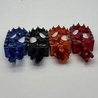 Repose-pieds de moto universels, en aluminium CNC personnalisé, larges et de haute qualité, pour la modification/amélioration et les modèles multiples