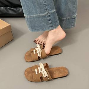 เทรนด์แฟชั่นฤดูร้อน รองเท้าแตะเปิดนิ้วเท้าสำหรับผู้หญิง ดีไซน์สายรัดอเนกประสงค์ พร้อมกระโปรงที่ทนทาน - Product Image 4