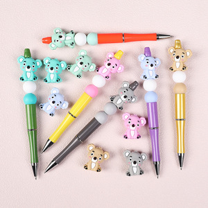 Cuentas Sueltas de Silicona PVC 3D con Diseño de Koala para Manualidades, Cuentas para Bolígrafos, Fabricación de Joyería, Venta al Por Mayor a Bajo Precio - Product Image 1