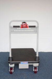 Nk102 Điện Giỏ Hàng Tay Điện Bốn Bánh Xe Đẩy Kho Nền Tảng Giỏ Hàng Tay Điện Phẳng Xe Tải Pin Xe Đẩy Tay - Product Image 4