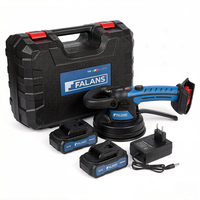 Vibrateur électrique professionnel réglable pour pose de carreaux en céramique avec double batterie au lithium et machine de nivellement de sol