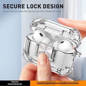 Funda protectora transparente para PC para <span class=keywords><strong>segunda</strong></span> generación <span class=keywords><strong>Pro</strong></span> para auriculares Bluetooth Pro4 Funda <span class=keywords><strong>de</strong></span> Pro2 para propietarios <span class=keywords><strong>de</strong></span> auriculares - Product Image 5