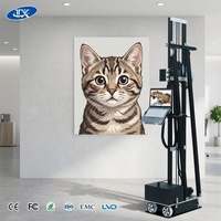 Printer Dinding OEM Harga Terjangkau I8 Plus Dengan Kualitas Cetak Definisi Tinggi Tinta UV LED Otomatis Baru
