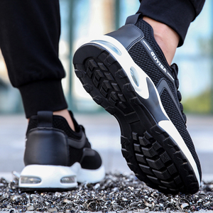 أحذية رياضية جديدة مريحة خفيفة الوزن من الفولاذ للرجال والنساء مضادة للسحق ومقاومة للثقب ، أحذية رياضية للعمل للحماية - Product Image 2