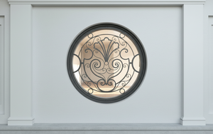 Handcrafted Anti-Theft Security Exquisite Detail Wrought Iron <b>Windows</b> KHP French Waterproof for Grand Apartment - Product Image 4