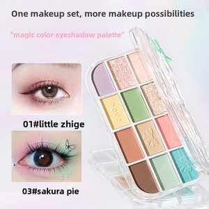 Kit di ombretti a dodici colori, ombretto per trucco, ombretto in formato libro, palette di ombretti - Product Image 3