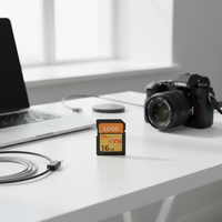 Kartu SD 16GB/32GB/64GB/128GB/256GB Kecepatan Tinggi SD3.0 Kelas 10 U3 V30 dengan Kecepatan Baca 80MB/s/Kecepatan Tulis 30MB/s untuk Kamera, Drone, Ponsel, Tablet