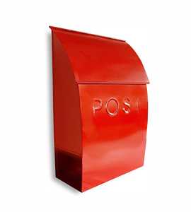 Iron Outside Wall Mount Post Box Mailbox Letterbox