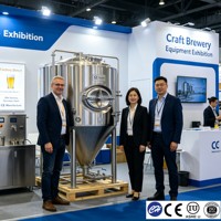 Tanque de Fermentación de Alcohol y Licores de Acero Inoxidable con Camisa de Enfriamiento, Equipo de Destilación de Cerveza Controlado por PLC, 200L-1000L