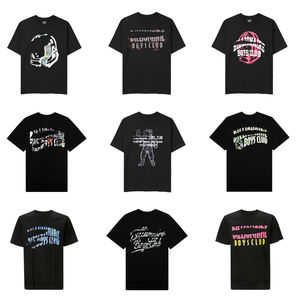 T-shirt à manches courtes pour homme, de haute qualité, poids lourd, 100% coton, imprimé Billion Naires, style streetwear, club de garçons, décontracté, hip-hop - Product Image 1