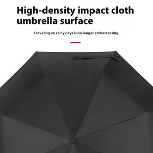 Parapluie publicitaire personnalisé avec logo, pliable automatiquement, résistant au soleil et au vent, cadeau avec motif imprimé, directement de l'usine - Product Image 3