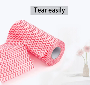 Produits de nettoyage ménager en gros, rouleaux de cuisine jetables non tissés, chiffon à vaisselle, dépoussiéreur, torchon, chiffon de nettoyage - Product Image 6