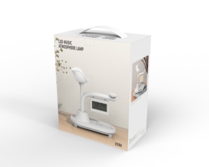 Petit chargeur sans fil Rgb, haut-parleurs sans fil intelligents Bluetooth, réveil avec lumière du jour et lumière d'alarme, station de charge rapide 15w - Product Image 6