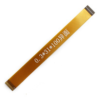 Cable FFC Amarillo de Paso de 0.3mm A/A A/B 31P 51P 61P para Módulo de Pantalla LCD MIPI LVDS