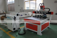 Routeur CNC à axe rotatif multi-tête pour la fabrication de pieds de Table en bois, mm