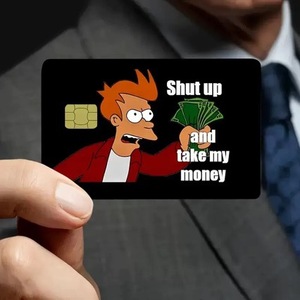 カスタム卸売銀行カードスキンステッカー防水デビットATMクレジットカードスキン用小型チップカード - Product Image 3