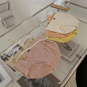 Xx560 Dames Gezonde Naadloze Katoenen Ondergoed Hete Verkoop Alledaagse Panty 6 Stuks Doos Met Effen Patroon - Product Image 5