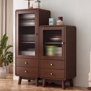 Nordic Solid Wood Sideboard 900mm+ Multifunctional <b>Storage</b> <b>Cabinet</b> For Living Room Kitchen - Product Image 4