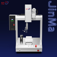Máquina de Soldadura Automática de Alta Precisión de 0.02 mm, Robot de Escritorio de un Solo Cabezal, Controlador Programable, Motor con Rodamientos, Velocidad de 500 mm/s