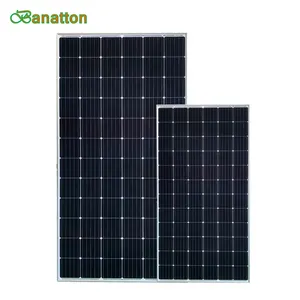 Banatton Panel Surya Polikristalin Kelas A, Panel Surya 24P 150W Watt untuk Baterai Off Grid Sistem Surya