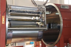 Chân không <span class=keywords><strong>metallizing</strong></span> máy kim loại sợi lớp phủ máy crucible metalliser cho cuộn bopet phim - Product Image 2