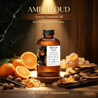 Crearoma Amber Oud Huile parfumée pour diffuseurs d'arômes | Huile parfumée pour la détente