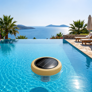 Ioniseur solaire pour <span class=keywords><strong>piscine</strong></span> Eco Clean Sanitizer, purificateur à tige de cuivre pour piscines enterrées, hors sol et à eau salée - Product Image 1