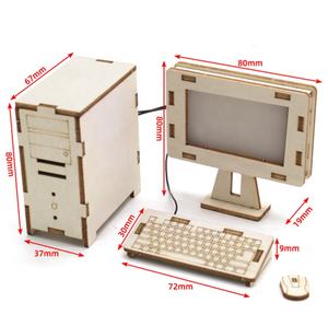 Modelo de Madera F692, Juguete Educativo de Ciencia y Tecnología Hecho a Mano para Estudiantes de <span class=keywords><strong>Primaria</strong></span> y Secundaria, Experimento DIY - Product Image 5