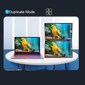 15.6 Inch Portable LCD Monitor with HD Mini Multi-Extension IPS Panel Full HD 60Hz Versatile Laptop <b>Stand</b> Mobile Display - Product Image 3