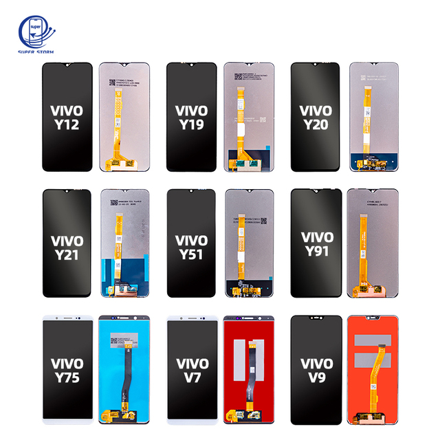 Wholesale Mobile Phone LCDs for VIVO for VIVO Y12 Y19 Y20 Y21 Y51 Y91 Y75 V7 V9 LCD Display Touch Screen Replacement
