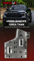 Plaque de protection en alliage d'aluminium 8/5 mm pour réservoir d'urée FASTCLUB FORD Ranger 2019- Aluminium naturel Installation par position de trou d'origine