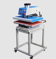 Machine de transfert de sublimation d'impression de t-shirt, ouverture automatique 16x20, 40x50 20x30, presse à chaud pour DTF sublimation Eco solvant