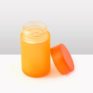 Jar Price New 1OZ Tall Crc Glass Jar With Matte Black Smooth Child Resistant Lids Straight-sided Glass Container With Low Price