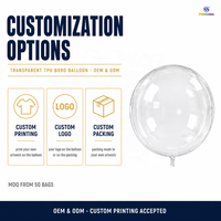 Ballons Bobo transparents en direct d'usine, certifiés CE/EN71/BSCI/CPC, pour décorations de mariage et de fêtes d'anniversaire