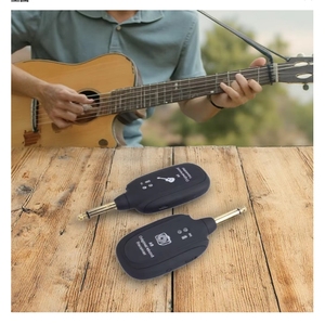 A8 UHF <span class=keywords><strong>Guitar</strong></span> không dây hệ thống 50M Bass điện nhạc cụ thu phát USB có thể sạc lại nhạc cụ phụ kiện - Product Image 1