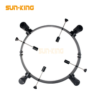 Jardin RGB 3000K Coconut Hug Tree Lamps Palm Decor Tree Spotlight 10W 20W 30W Paysage Éclairage Anneau Rond Projecteur Lumière