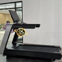 Tapis roulant commercial ASM-1001 avec capteur de fréquence cardiaque, écran tactile et TV, équipement de fitness Hengqing, équipement aérobie, tapis roulant