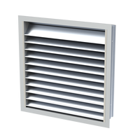 Cadre en plastique blanc de persienne de temps externe d'UPVC