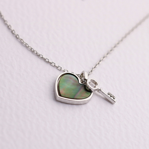 Llave Tonglin para tu corazón collar collar de plata esterlina para <span class=keywords><strong>mujer</strong></span> regalo de san valentín - Product Image 3